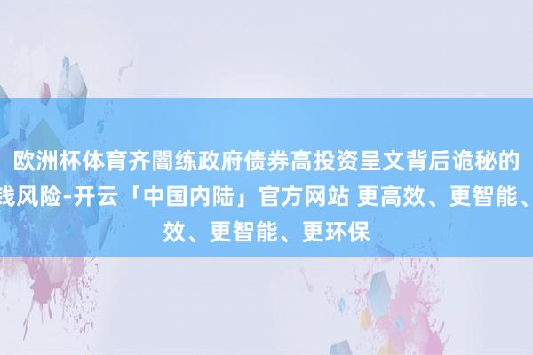 欧洲杯体育齐闇练政府债券高投资呈文背后诡秘的市集价钱风险-开云「中国内陆」官方网站 更高效、更智能、更环保