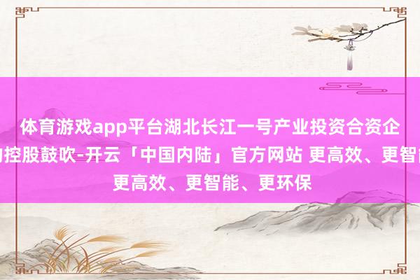 体育游戏app平台湖北长江一号产业投资合资企业成为新的控股鼓吹-开云「中国内陆」官方网站 更高效、更智能、更环保